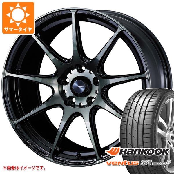 【タイヤ交換対象】サマータイヤ 265/35R18 (97Y) XL ハンコック ベンタス S1 エボ3 K127 ウェッズスポーツ SA-99R 9.5-18 タイヤホイール4本セット