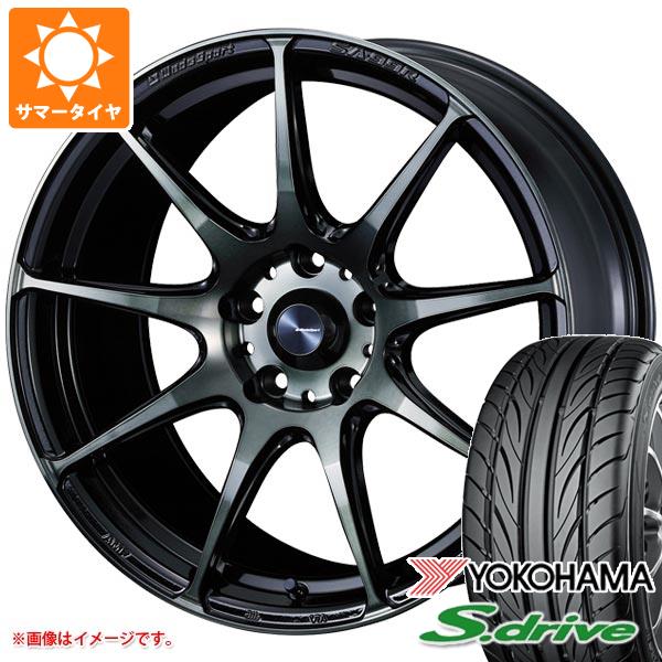 【タイヤ交換対象】サマータイヤ 165/45R16 74V REINF ヨコハマ DNA S.ドライブ ES03 ES03N ウェッズスポーツ SA-99R 5.0-16 タイヤホイール4本セット
