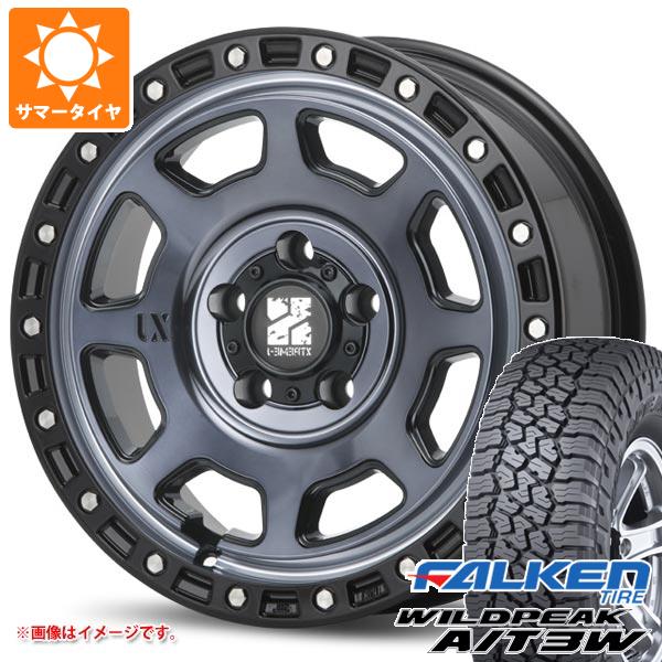 【タイヤ交換対象】ジープ ラングラー JK/JL系用 サマータイヤ ファルケン ワイルドピーク A/T3W LT265/70R17 121/118R MLJ エクストリームJ XJ07 タイヤホイール4本セット|タイヤマックス