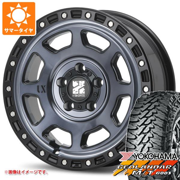 【タイヤ交換対象】エクリプスクロス GK系用 2026年製 サマータイヤ ヨコハマ ジオランダー M/T G003 LT215/70R16 100/ 97Q MLJ エクストリームJ XJ07 7.0-16 タイヤホイール4本セット