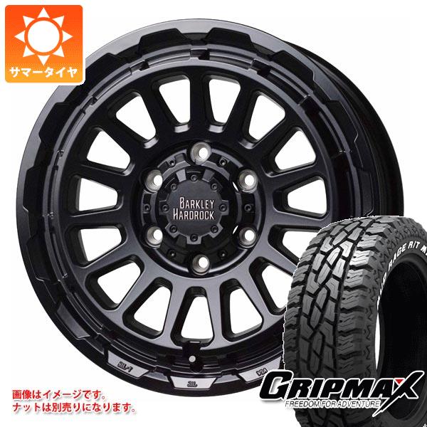 【タイヤ交換対象】ハイエース 200系用 サマータイヤ グリップマックス マッドレイジ R/T MAX LT215/70R16 100/97R ホワイトレター バークレイハードロック リザード 6.5-16 タイヤホイール4本セット｜タイヤマックス