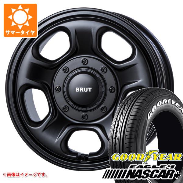 【タイヤ交換対象】ハイエース 200系用 2026年製 サマータイヤ グッドイヤー イーグル ＃1 ナスカープラス 215/65R16C 109/107R ホワイトレター ブルート BR-33 6.5-16 タイヤホイール4本セット｜タイヤマックス 101,151円