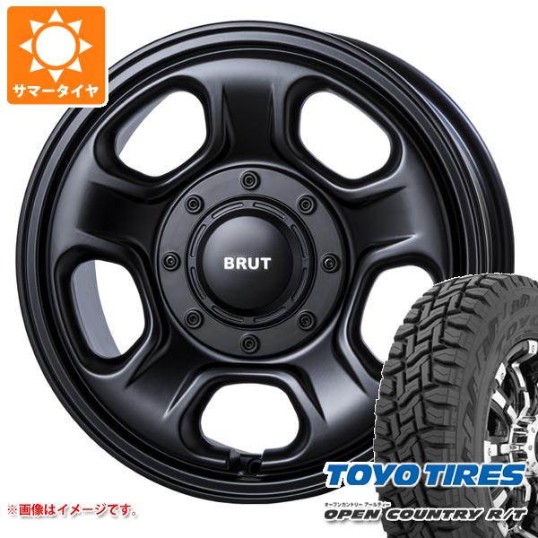 【タイヤ交換対象】T32エクストレイル用 サマータイヤ トーヨー オープンカントリー R/T 235/70R16 106Q ホワイトレター ブルート BR-33 6.5-16 タイヤホイール4本セット