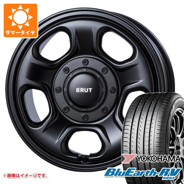 【タイヤ交換対象】T31エクストレイル用 2026年製 サマータイヤ ヨコハマ ブルーアースRV RV03 215/65R16 98H ブルート BR-33 6.5-16 タイヤホイール4本セット
