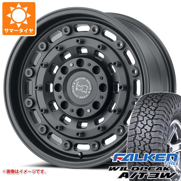 【タイヤ交換対象】5本セット ジープ ラングラー JK/JL系用 サマータイヤ ファルケン ワイルドピーク A/T3W LT285/70R17 116Q ブラックライノ アーセナル タイヤホイール5本セット｜タイヤマックス