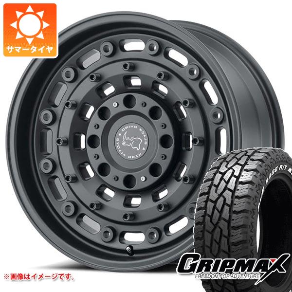 【タイヤ交換対象】5本セット ジープ ラングラー JK/JL系用 サマータイヤ グリップマックス マッドレイジ R/T MAX LT275/70R17 121/118Q ホワイトレター ブラックライノ アーセナル タイヤホイール5本セット
