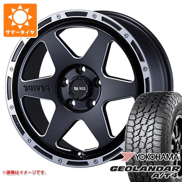【タイヤ交換対象】RAV4 50系用 サマータイヤ ヨコハマ ジオランダー A/T4 G018 LT265/65R17 120/117S アウトラインホワイトレター SSR ディバイド TR-6 7.0-17 タイヤホイール4本セット