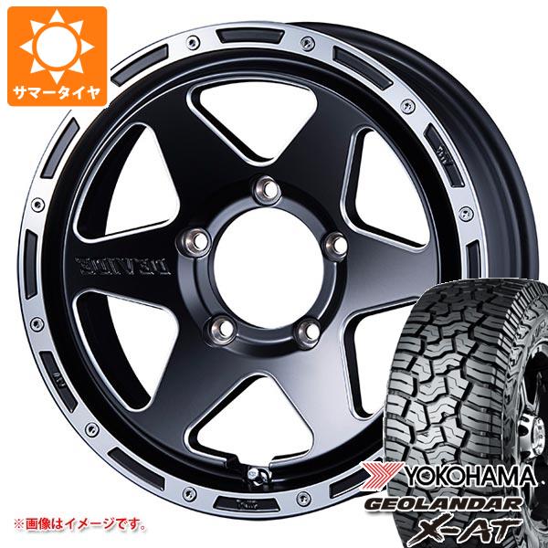 【タイヤ交換対象】ジムニー JB64W用 2026年製 サマータイヤ ヨコハマ ジオランダー X-AT G016 LT215/70R16 100/97Q ブラックレター SSR ディバイド TR-6 5.5-16 タイヤホイール4本セット|タイヤマックス