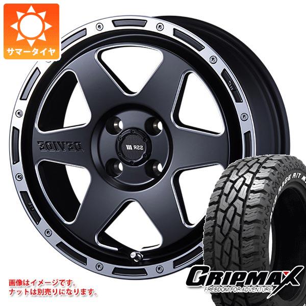 【タイヤ交換対象】サマータイヤ 165/65R15 81Q グリップマックス マッドレイジ R/T MAX ブラックレター SSR ディバイド TR-6 4.5-15 タイヤホイール4本セット