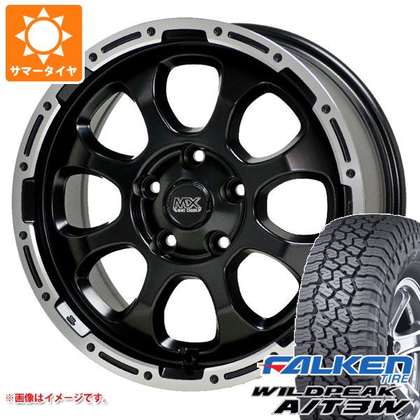 【タイヤ交換対象】サマータイヤ 225/75R16 115/112Q ファルケン ワイルドピーク A/T3W マッドクロスグレイス 7.0-16 タイヤホイール4本セット|タイヤマックス