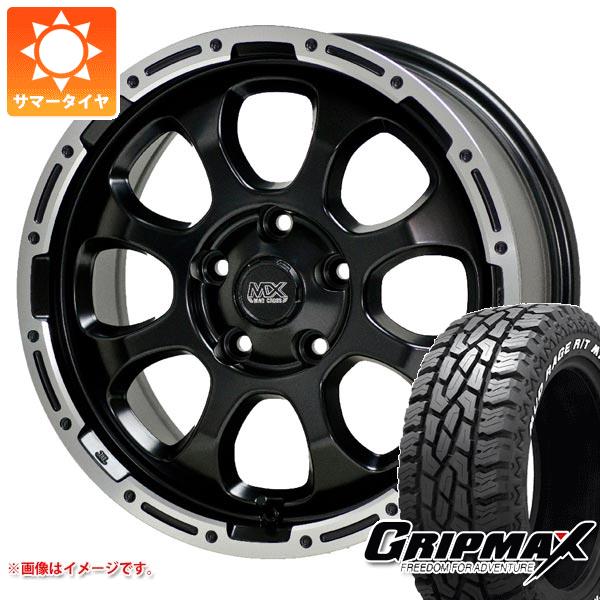 【タイヤ交換対象】デリカD:5用 サマータイヤ グリップマックス マッドレイジ R/T MAX LT215/70R16 100/97R ホワイトレター マッドクロスグレイス 7.0-16 タイヤホイール4本セット｜タイヤマックス 78,100円