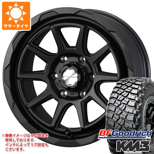 【タイヤ交換対象】ハイラックス 120系用 サマータイヤ BFグッドリッチ マッドテレーンT/A KM3 LT265/65R17 120/117Q マッドヴァンス06 8.0-17 タイヤホイール4本セット