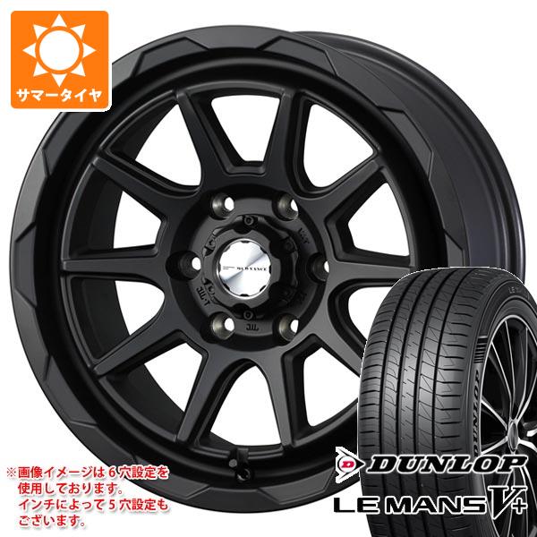 【タイヤ交換対象】サマータイヤ 205/65R16 95H ダンロップ ルマン5 LM5+ マッドヴァンス06 7.0-16 タイヤホイール4本セット