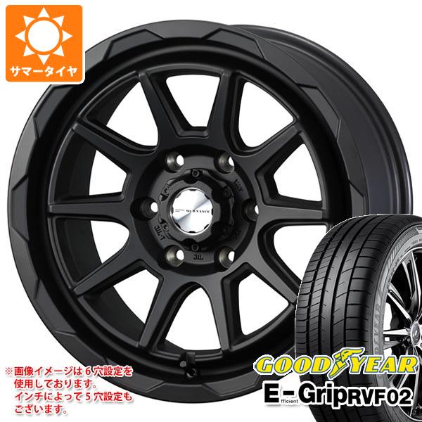 【タイヤ交換対象】サマータイヤ 215/60R16 95H グッドイヤー エフィシエントグリップ RVF02 マッドヴァンス06 7.0-16 タイヤホイール4本セット|タイヤマックス