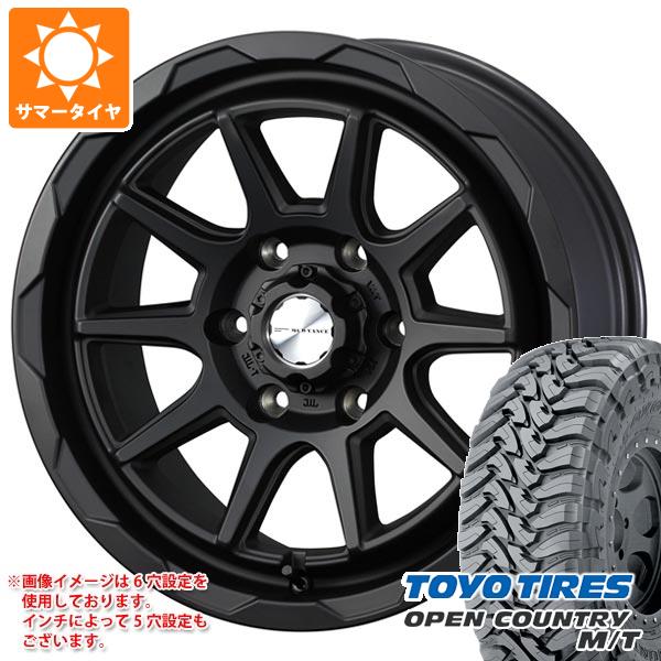 【タイヤ交換対象】デリカD:5用 サマータイヤ トーヨー オープンカントリー M/T LT225/75R16 103/100Q ホワイトレター マッドヴァンス06 7.0-16 タイヤホイール4本セット