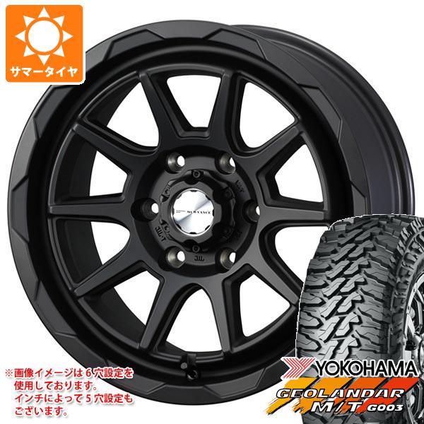 【タイヤ交換対象】ランドクルーザー プラド 150系用 2026年製 サマータイヤ ヨコハマ ジオランダー M/T G003 LT265/70R17 121/118Q マッドヴァンス06 8.0-17 タイヤホイール4本セット|タイヤマックス
