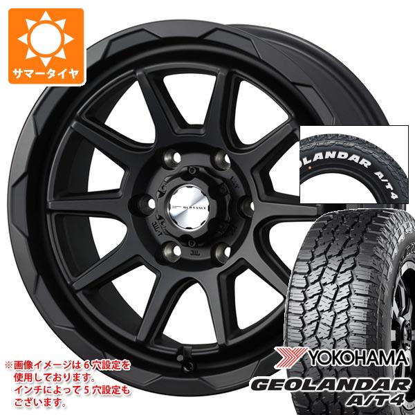 【タイヤ交換対象】ニッサン T31エクストレイル用 2026年製 サマータイヤ ヨコハマ ジオランダー A/T4 G018 215/65R16C 109/107S ホワイトレター マッドヴァンス06 7.0-16 タイヤホイール4本セット｜タイヤマックス