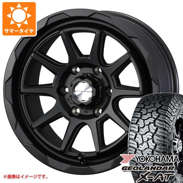 【タイヤ交換対象】トヨタ ハイエース 200系用 サマータイヤ ヨコハマ ジオランダー X-AT G016 215/65R16C 109/107Q アウトラインホワイトレター G016A マッドヴァンス06 6.5-16 タイヤホイール4本セット