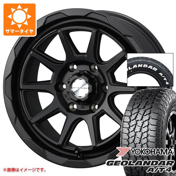 【タイヤ交換対象】トヨタ ハイエース 200系用 2026年製 サマータイヤ ヨコハマ ジオランダー A/T4 G018 215/65R16C 109/107S ホワイトレター マッドヴァンス06 6.5-16 タイヤホイール4本セット｜タイヤマックス