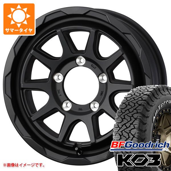 【タイヤ交換対象】スズキ ジムニーノマド JC74W用 サマータイヤ BFグッドリッチ オールテレーンT/A KO3 LT225/70R16 102/99S ホワイトレター マッドヴァンス06 6.0-16 タイヤホイール4本セット