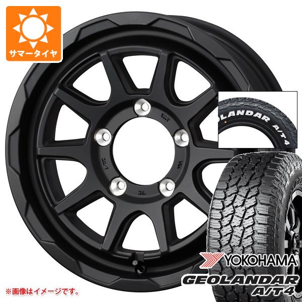 【タイヤ交換対象】ジムニーシエラ JB74W用 2026年製 サマータイヤ ヨコハマ ジオランダー A/T4 G018 185/85R16 105/103N LT ホワイトレター マッドヴァンス06 6.0-16 タイヤホイール4本セット|タイヤマックス