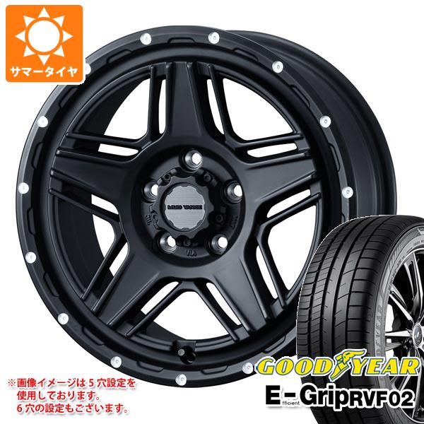 【タイヤ交換対象】サマータイヤ 205/65R16 95H グッドイヤー エフィシエントグリップ RVF02 マッドヴァンス07 7.0-16 タイヤホイール4本セット
