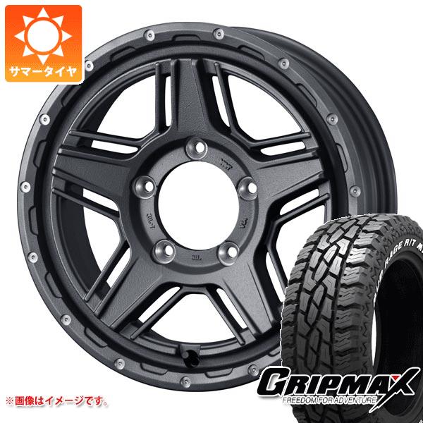 【タイヤ交換対象】ジムニー JB64W用 サマータイヤ グリップマックス マッドレイジ R/T MAX LT215/70R16 100/97R ホワイトレター マッドヴァンス07 5.5-16 タイヤホイール4本セット｜タイヤマックス