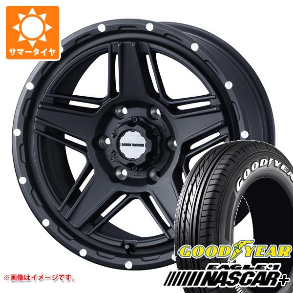 【タイヤ交換対象】ハイエース 200系用 2026年製 サマータイヤ グッドイヤー イーグル ＃1 ナスカープラス 215/60R17C 109/107R ホワイトレター マッドヴァンス07 6.5-17 タイヤホイール4本セット 105,216円