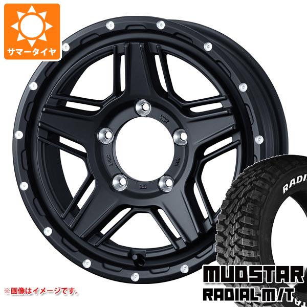 【タイヤ交換対象】スズキ ジムニーノマド JC74W用 サマータイヤ マッドスター ラジアル M/T 195/80R15 107/105N LT ホワイトレター マッドヴァンス07 6.0-15 タイヤホイール4本セット
