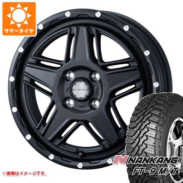 【タイヤ交換対象】ミツビシ デリカミニ B30系用 サマータイヤ ナンカン FT-9 M/T 165/65R14 79S ホワイトレター マッドヴァンス07 4.5-14 タイヤホイール4本セット