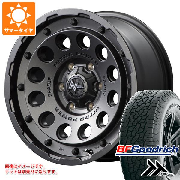【タイヤ交換対象】サマータイヤ 265/65R17 112T BFグッドリッチ トレールテレーンT/A アウトラインホワイトレター ナイトロパワー H12 ショットガン 8.0-17 タイヤホイール4本セット 139,600円