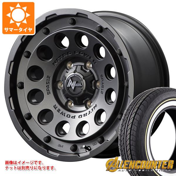 【タイヤ交換対象】トヨタ ハイエース 200系用 サマータイヤ オーレンカウンター クラシックオーバル 215/65R16C 109/107T ホワイト/イエローリボン ナイトロパワー H12 ショットガン 6.5-16 タイヤホイール4本セット 106,095円