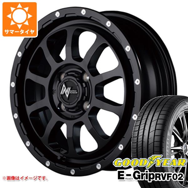 【タイヤ交換対象】サマータイヤ 165/65R14 79H グッドイヤー エフィシエントグリップ RVF02 ナイトロパワー M10 パーシング 4.5-14 タイヤホイール4本セット｜タイヤマックス