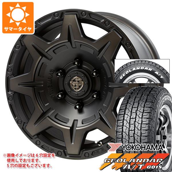 【タイヤ交換対象】T31エクストレイル用 2026年製 サマータイヤ ヨコハマ ジオランダー A/T G015 215/65R16C 109/107S ホワイトレター クロスオーバーガーメンツ スタイルM 7.0-16 タイヤホイール4本セット|タイヤマックス