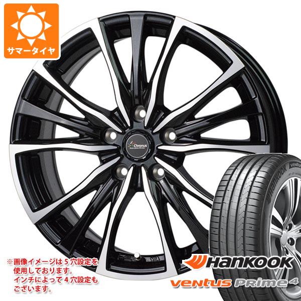 【タイヤ交換対象】サマータイヤ 225/50R17 98W XL ハンコック ベンタス プライム4 K135 クロノス CH-110 7.0-17 タイヤホイール4本セット