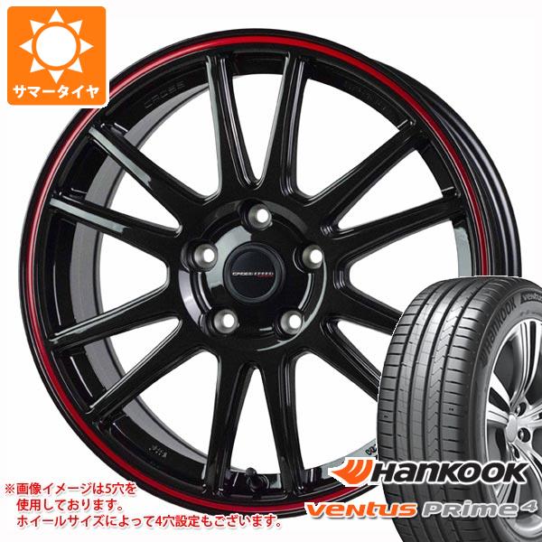【タイヤ交換対象】サマータイヤ 225/55R17 101W XL ハンコック ベンタス プライム4 K135 クロススピード ハイパーエディション CR6 7.0-17 タイヤホイール4本セット