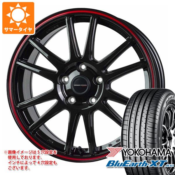【タイヤ交換対象】サマータイヤ 215/55R18 99V XL ヨコハマ ブルーアースXT AE61 クロススピード ハイパーエディション CR6 7.5-18 タイヤホイール4本セット|タイヤマックス