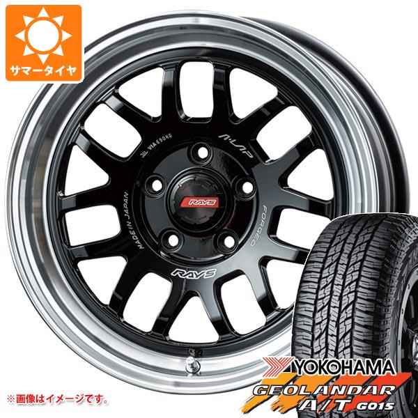 【タイヤ交換対象】サマータイヤ 225/75R16 115/112R ヨコハマ ジオランダー A/T G015 アウトラインホワイトレター レイズ エーラップ 07X 7.0-16 タイヤホイール4本セット｜タイヤマックス