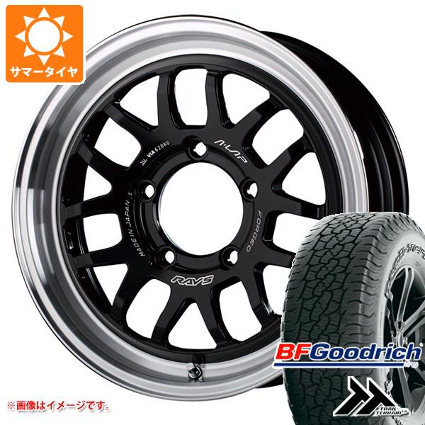 【タイヤ交換対象】スズキ ジムニーノマド JC74W用 サマータイヤ BFグッドリッチ トレールテレーンT/A 225/60R18 100H ブラックレター レイズ エーラップ 07X 7.0-18 タイヤホイール4本セット