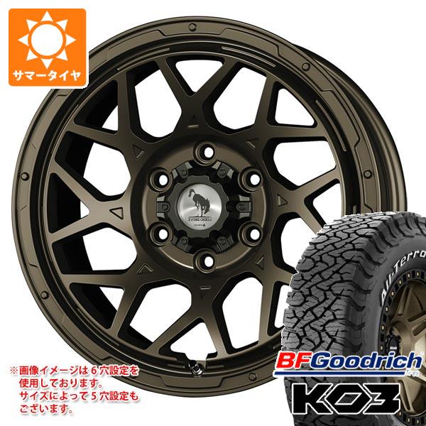 【タイヤ交換対象】5本セット FJクルーザー 10系用 サマータイヤ BFグッドリッチ オールテレーンT/A KO3 LT265/70R17 118/115S ホワイトレター スーパースター ロディオドライブ 8M モノ 8.0-17 タイヤホイール5本セット