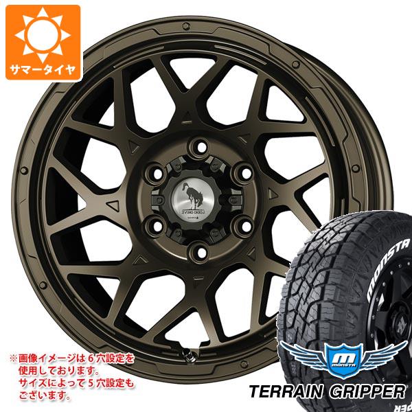 【タイヤ交換対象】5本セット FJクルーザー 10系用 サマータイヤ モンスタ テレーングリッパー 265/70R17 115T ホワイトレター スーパースター ロディオドライブ 8M モノ 8.0-17 タイヤホイール5本セット