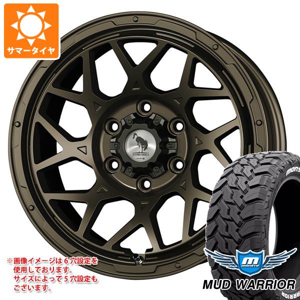 【タイヤ交換対象】エクリプスクロス GK系用 サマータイヤ モンスタ マッドウォーリアー LT215/70R16 107/105Q ホワイトレター スーパースター ロディオドライブ 8M モノ 7.0-16 タイヤホイール4本セット|タイヤマックス