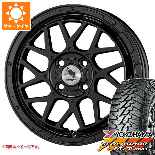【タイヤ交換対象】ライズ用 2026年製 サマータイヤ ヨコハマ ジオランダー M/T G003 LT215/70R16 100/ 97Q スーパースター ロディオドライブ 8M モノ 6.0-16 タイヤホイール4本セット
