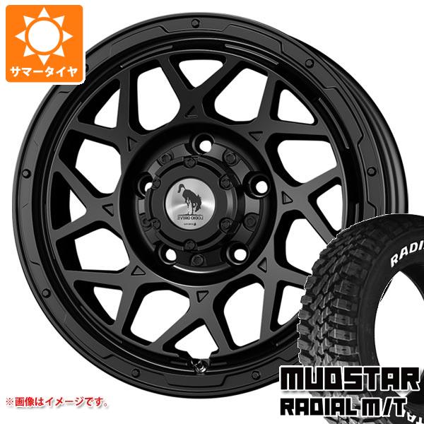 【タイヤ交換対象】5本セット スズキ ジムニーノマド JC74W用 サマータイヤ マッドスター ラジアル M/T 225/70R16 103S ホワイトレター スーパースター ロディオドライブ 8M モノ 6.0-16 タイヤホイール5本セット