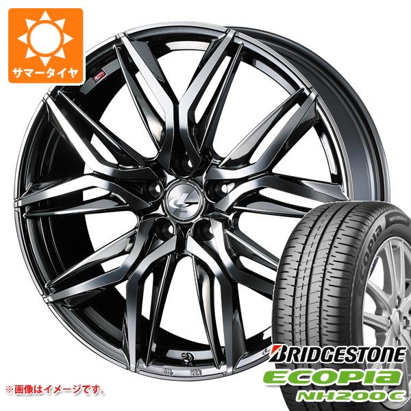 【タイヤ交換対象】2026年製 サマータイヤ 165/55R15 75V ブリヂストン エコピア NH200C レオニス LM 4.5-15 タイヤホイール4本セット|タイヤマックス