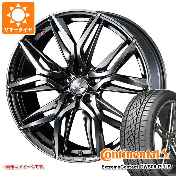 【タイヤ交換対象】サマータイヤ 215/45R18 93Y XL コンチネンタル エクストリームコンタクト DWS06 プラス レオニス LM 7.0-18 タイヤホイール4本セット|タイヤマックス