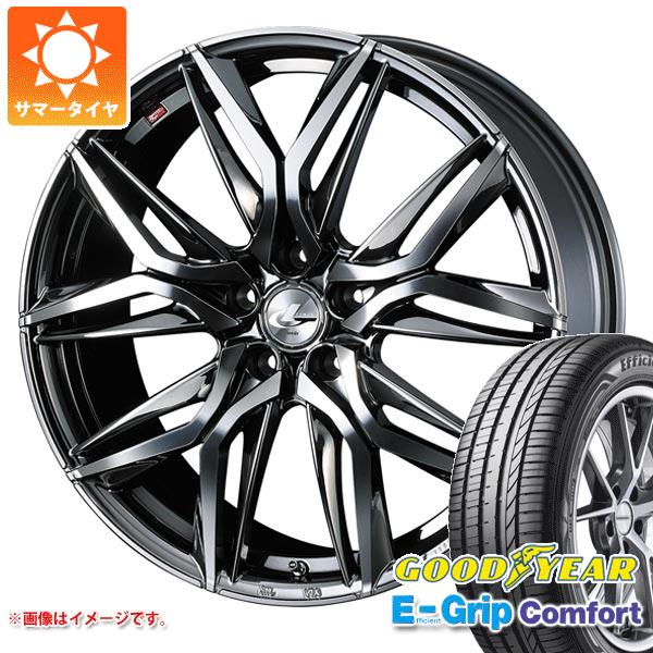 【タイヤ交換対象】サマータイヤ 245/35R20 95W XL グッドイヤー エフィシエントグリップコンフォート レオニス LM 8.5-20 タイヤホイール4本セット