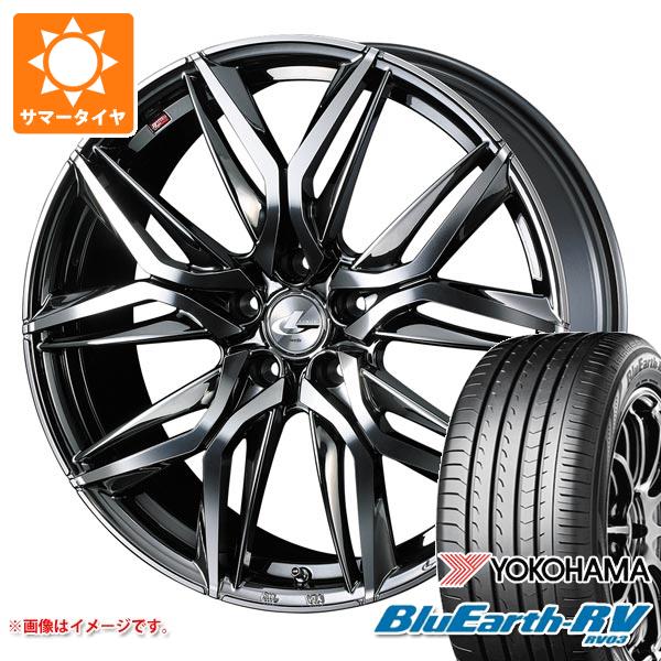 【タイヤ交換対象】サマータイヤ 245/40R19 98W XL ヨコハマ ブルーアースRV RV03 レオニス LM 8.0-19 タイヤホイール4本セット
