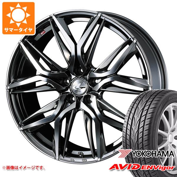 【タイヤ交換対象】サマータイヤ 245/45R19 98W ヨコハマ エービッド エンビガー S321 レオニス LM 8.0-19 タイヤホイール4本セット|タイヤマックス