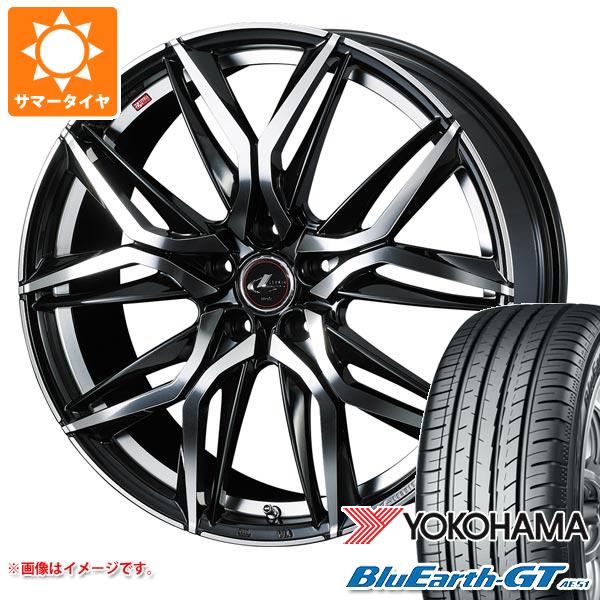 【タイヤ交換対象】サマータイヤ 225/45R18 95W XL ヨコハマ ブルーアースGT AE51 レオニス LM 7.0-18 タイヤホイール4本セット｜タイヤマックス